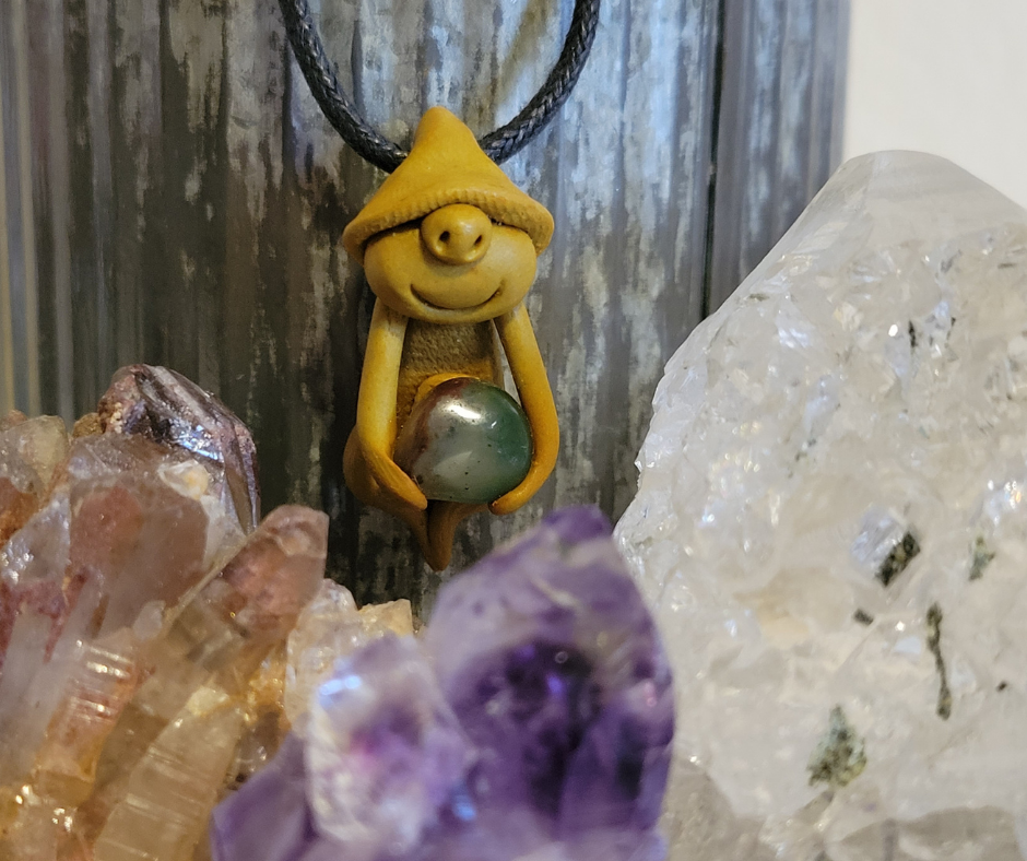 Lucky Crystal Troll Necklace