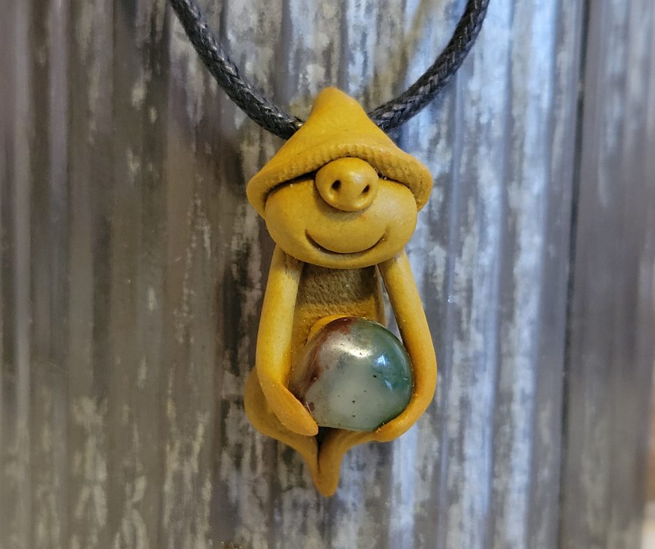 Lucky Crystal Troll Necklace