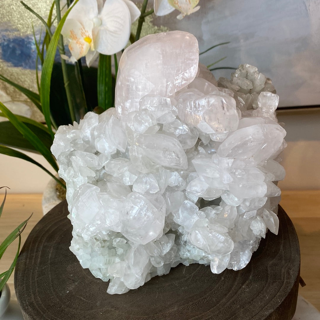 Mangano Calcite Cluster- China