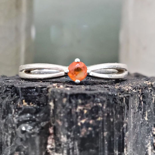 Jalisco Fire Opal, Zircon, Black Spinel Sterling hotsell Silver Ring-Fire Opal Ring-Opal Ring-Jewelry For Gift-Orange Opal-Fire Opal Jewelry