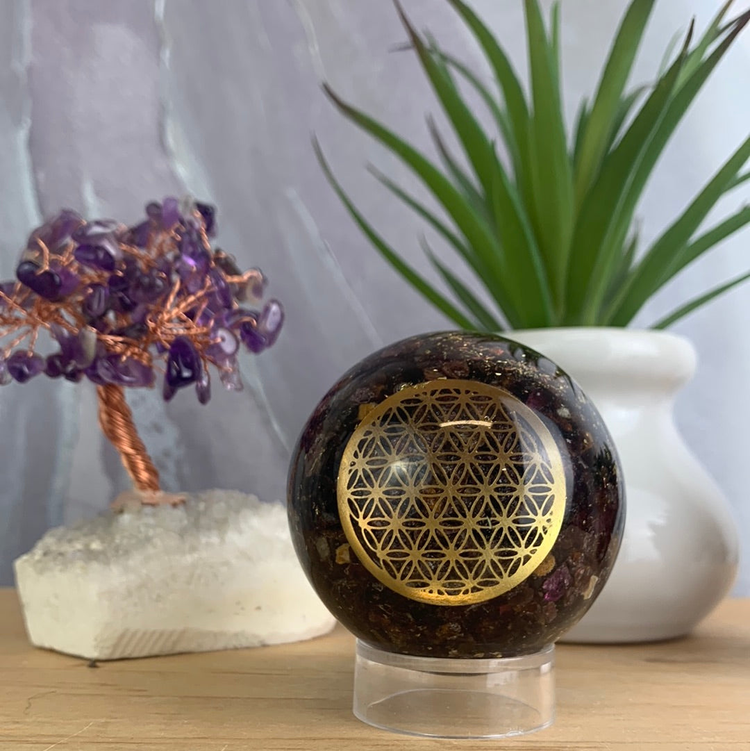Orgonite Spheres (Variants) – Crystal Joys