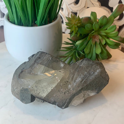Pyrite on Calcite 6.75” x 4”