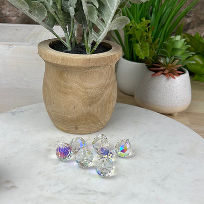 Rainbow Crystal Prism Sphere .75"