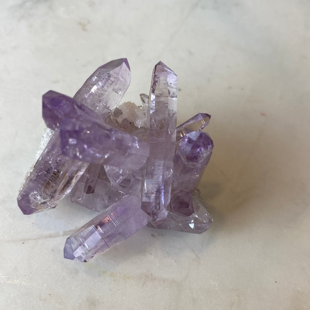 Amethyst crystals on gangue 22.2 grams 2024 - AMETHYST - Veracruz, Mexico